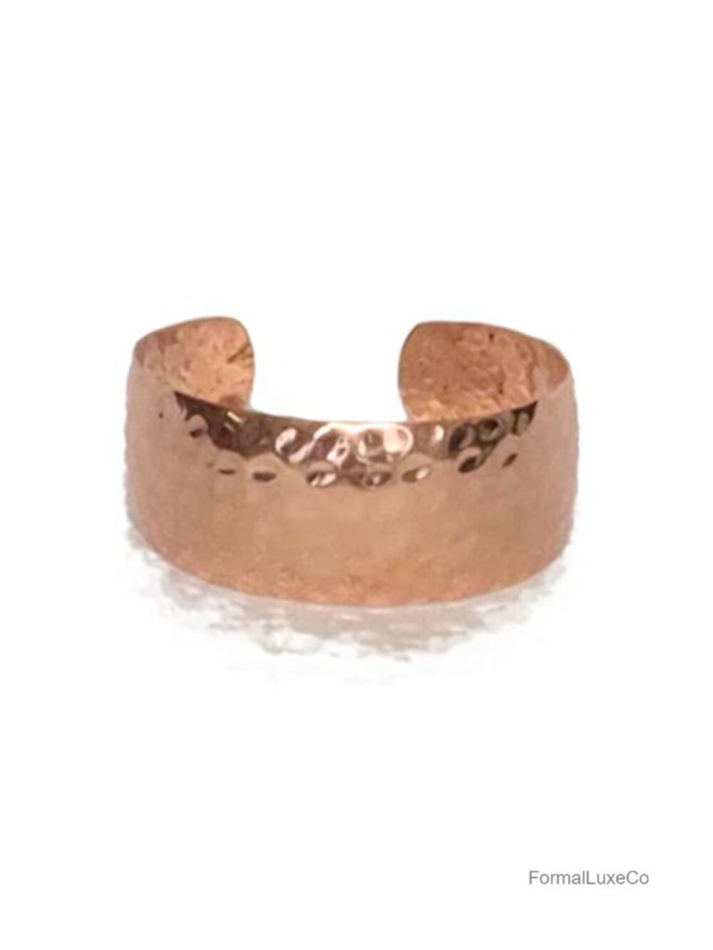 Handcrafted Pure Copper Bangle Bracelet, Hammered Cuff, Unisex Design